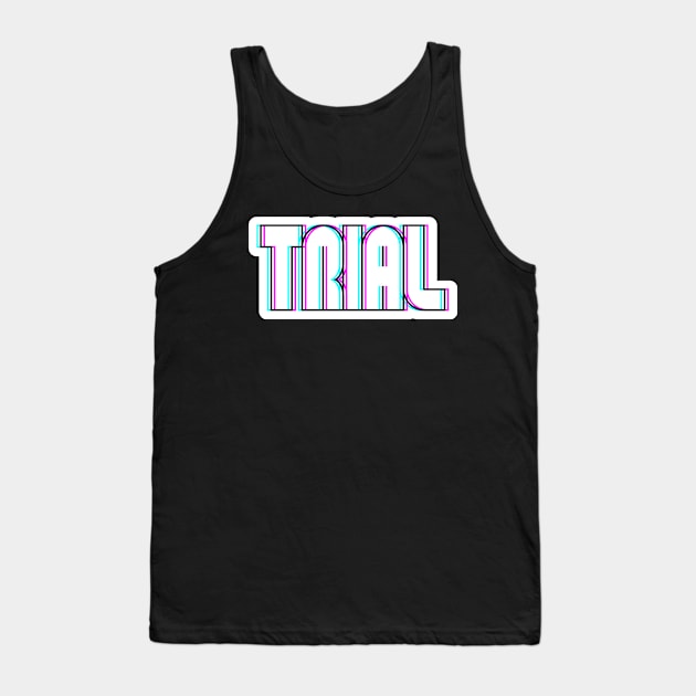 trialbike glitch effect - bike TRIAL sports Tank Top by ALLEBASIdesigns